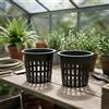 in rete nera per giardinaggio 4,3 pollici cesto per piante in