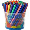 GIOTTO Turbo Color - Barattolo Da 96 Pennarelli A Punta Fine, 2.8 mm, Colori Int