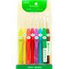 Trifoglio NUOVO set di ganci all'uncinetto Clover Amure multicolore 43-321 Made in Japan