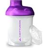 Amityunion Shaker per proteine da donna 400 ml White Purple Deluxe - ORIGINAL Shaker per pr