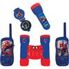 Lexibook Spider Man Set avventuriero per Bambini Walkie Talkie 120m Spider-Man