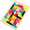 TBCDS Puzzle Legno Tetris 1 Gioco Montessori per Bambini 3-6 Anni Blocchi