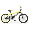 MBM BICICLETTA 20 BMX INSTINCT MBM BICI FREESTYLE GIALLO ELETTRICO E NERO BIKE