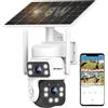 GENBOLT 2K Solare Telecamera Wi Fi Esterno Senza Fili di Sicurezza WiFi 3MP
