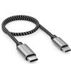 deleyCON 0,30m Cavo Adattatore USB C a Micro USB 30cm Corto Cavo di 0.30 M