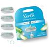 Gillette Venus Smooth - Lame per rasoio da donna, 4 lame di ricambio