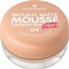 Essence cosmetics essence FONDOTINTA NATURAL MATTE MOUSSE, opacizzante, coprenza, risultato immedi