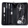 Alpen SET MANICURE ALPEN 6 PEZZI IN ACCIAIO CON ASTUCCIO PELLE NERA