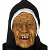 The Rubber Plantation ™ Maschera Da Vecchia Suora Di Halloween Con Cappuccio Costume Horror Spaventoso