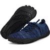 Does not apply Scarpe Barefoot Minimaliste Uomo Trail Trekking Scarpette Da Scoglio 46 blu scur