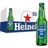 Heineken Birra Heineken 0.0 Analcolica, Cassa con 24 Bottiglie da 33cl, Birra Lager Analcolica a Bassa Fermentazione, Gusto Bilanciato con Fresche Note Fruttate e Maltate, Corpo Morbido, Gradazione 0,0% Vol