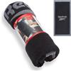 Reebok Prague Asciugamano Cotone Nero - Telo Bagno Grande Morbido | Asciugamani Palestra e Doccia Uomo e Donna | Asciugamano Sportivo Asciugatura Rapida | Mare, Piscina e Viaggio
