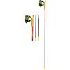 Leki Ultratrail FX.One Superlite, rosso brillante, giallo fluo/carbonio naturale, 120 cm