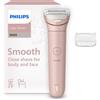 Philips Lady Shaver Serie 8000 - Rasoio senza filo, Wet & Dry, sistema di rasatu