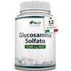 Nu u nutrition Glucosamina Solfato 1500 mg 2KCl Alto Dosaggio - 365 Compresse non Capsule - 1 A