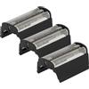 vhbw 3x Doppia lamina per Braun Flex Integral 5466 5444 5465 5416 5443 5415 + telaio