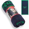 Reebok Prague Asciugamano Cotone Verde Nero - Telo Bagno Grande Morbido | Asciugamani Palestra e Doccia Uomo e Donna | Asciugamano Sportivo Asciugatura Rapida | Mare, Piscina e Viaggio