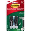 Command Ganci in filo di acciaio inossidabile per esterni, 17065AW, 2 ganci, 3 stripsy