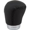 SIMONI RACING Pomello cambio universale Simoni Racing Insitor pelle nera innesto a siringa
