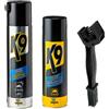 Kit Pulizia Catena Moto Strada Grasso Spray Bardahl K9 LINE + Sgrassatore + SPAZ