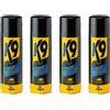 Bardahl Grasso Spray Catena Moto Strada Pista Bardhal K9 Lubrificante superiore 4X400ML