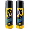 Bardahl Grasso Spray Catena Moto Strada Pista Bardhal K9 Lubrificante superiore 2X400ML