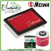 Meiwa Filtro Aria e Olio per Yamaha XT 600 660 Tenere 1990-2002 Kit Filtri x Tagliando