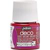 Pebeo Deco Bright Paint, Velluto Rosso, 45 ml