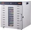 VEVOR Essiccatore Elettrico 1000W per Alimenti in Acciaio Inox 10 Vassoi Estraibili Tempo Temperatura Regolabile 30-90 ℃ Aria Circolata 360°, Macchina Essiccatrice Alimentare Domestica 46x42x46,5 cm