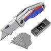 WORKPRO Coltello Taglierino, Coltello Portabile | Coltello universale per taglio di precisione, coltello per tappeti con impugnatura confortevole, adatto per cartone