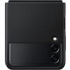 Samsung Originale/Ufficiale Samsung Galaxy Z Flip3 Pelle Custodia / Cover - Nero - Nuovo