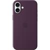 Apple Originale/Ufficiale Apple IPHONE 16 Plus Custodia Silicone/Cover - Plum (Viola)