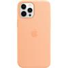 Apple Originale Apple IPHONE 12 Pro Max Silicone Magsafe Custodia Giallo Melone (Rosa/