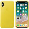 Apple Originale/Ufficiale Apple IPHONE X Pelle Custodia / Cover - Molla Giallo - Nuovo