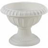 Vaso a Calice Stile Romano Vaso con Piedistallo Resistente per Terrazzo