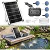 Ossigenatore per for solare a Flusso Regolabile con Pannello Monocristallino e