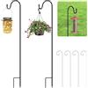 OFFCUP Gancio Da Pastore, 2 Pezzi 75cm Ganci Da Pastore Da Esterni, Supporti Vas
