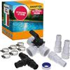 Set Bypass Piscina 12 Pezzi I Set per Sistema Di Riscaldamento Piscina E Filtro
