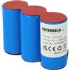 EXTENSILO Batteria sostituisce Wolf Garten RV-E6 3600mAh 3,6V
