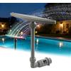 Does not apply Fontana per Piscina a Energia Solare Con Illuminazione, Altezza Regolabile Da 40
