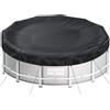 Aipwerer Copertura per Piscina Rotonda per Piscine da 244-305 cm | Telo Copripiscina Ø310