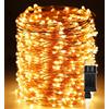 Erwawee Luci Albero di Natale 200M 2000 LED,Filo di Rame Catena Luminosa da Esterno | bi