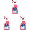 SANITEC igiene sicura Sanitec Sgrassacciaio Detergente Specifico Spray 750 ml (Confezione da 3) Single