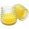 RAM ONLINE - Candele da giardino alla citronella Insene, repellente per insetti e prati, confezione da 2, colore: giallo