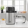 GarveeHome Distillatore d'acqua 4L,1 litro all'ora,750W Macchina per acqua distillata con spegnimento automatico,Eliminazione delle impurità,Interno Acciaio 304,Purificatore d'acqua portatile per case,Ufficio