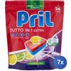 Pril 7x Bundle Pril Tabs Tutti In 1 Extra 24 Caps Limone