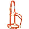 Weaver Equine Weaver Leather Original Adjustable 3/10,2 cm Suckling Chin And Throat Snap Halter, 35-1032-OR, Orange, Weanling