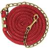 Weaver Equine Weaver Leather Poly Lead Rope con Ottone Placcato Catena Girevole, Navy/Blu/Turchese, 5/20,3 cm X8 '15,2 cm, Red