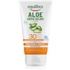equilibra Solari, Aloe Crema Solare SPF 30, a Base di Aloe Vera, Vitamina C ed E