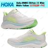 Hoka One One Hoka WMNS Clifton 11 Wide White Yellow 1177539-FYZ taglia donna